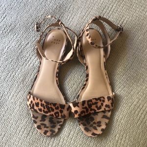 A New Day Cheetah Print Sandals
